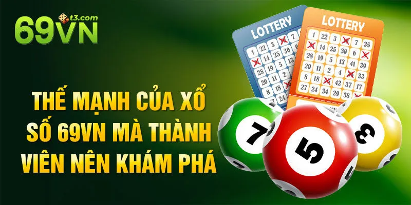 Thế mạnh của kết quả xổ số 69vn mà thành viên nên khám phá